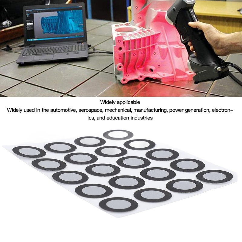 200Pcs 12mm 3D Scanning Markers Diffuse Reflection Tracking Dots for 3D Scanner - Image 4