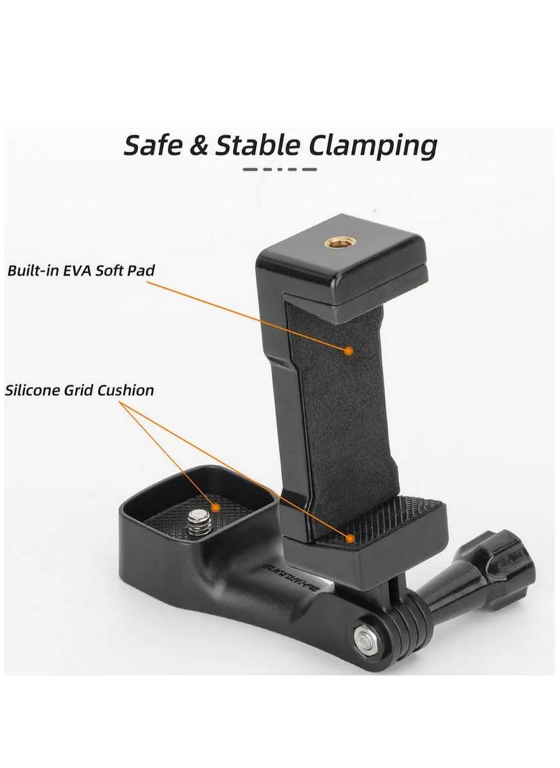 Generic Expansion Phone Clip Holder for DJI OSMO Pocket 3 Front Smartphone Bracket with 1/4 Screw Adapter Compatible with Pocket 3 Camera  - Image 3