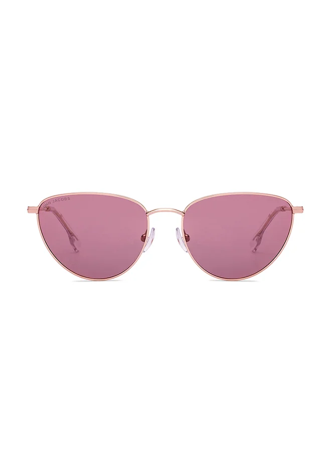 جون جاكوبس John Jacobs | Rose Gold - Pink | Full Rim Cat Eye Stylish & Premium Sunglasses | Polarized and 100% UV Protected | Women | Narrow | JJ S70011