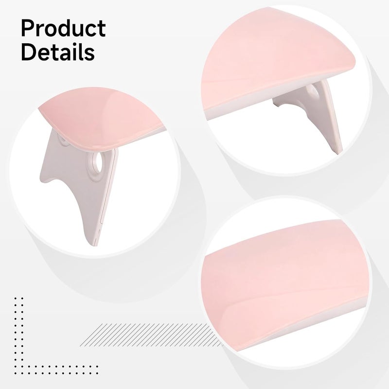 Uv Nail Lamp Mini Mouse, 6W Led for Quick Nail Drying, Foldable Stand, Built-in USB Cable for Easy Use, Timed Drying Modes - Image 2