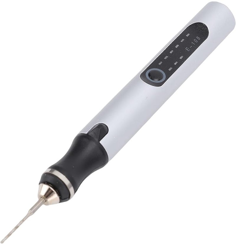 كينسو ماين فيرساتيل قلم النقش الكهربائي متعدد الوظائف للمعادن والزجاج الفضي - Image 5