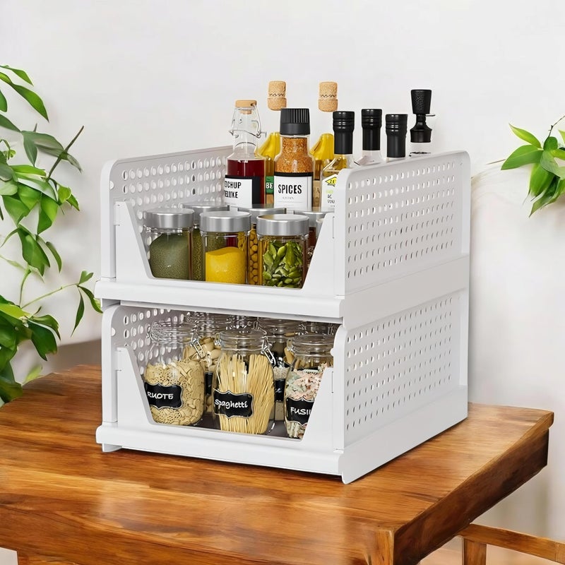 CLAPONE Self Adhesive Organizer Combo/Racks and Shelves for Wall/Stand for Bathroom Without Drill/Soap Holder with Tooth Brush Holder/Bathroom Accessories (White, 2 Pieces) - Image 1