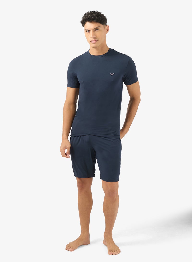 امبوريو ارماني بيجامة أساسية برباط - Image 1