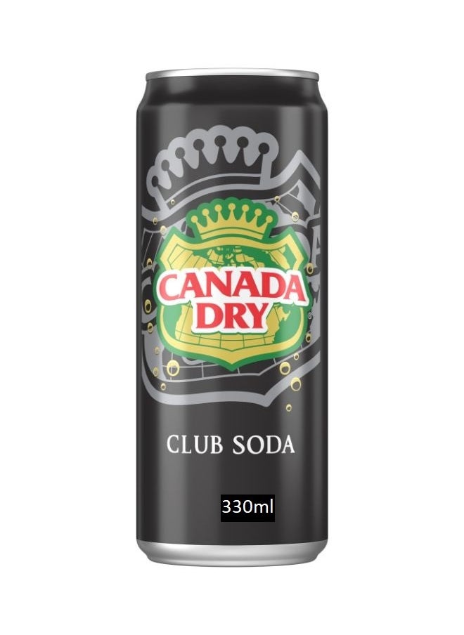 Canada Dry Club Soda Can 6 x 330ml  - Image 2