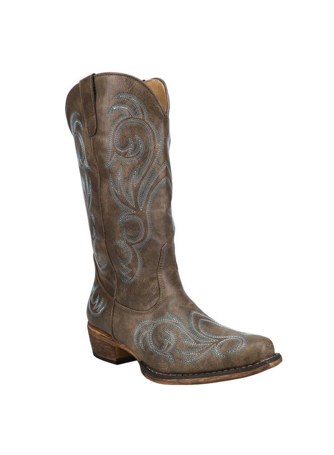 ROPER Women's Riley Western Boot Brown 8.5, 39.5 EU - Image 2