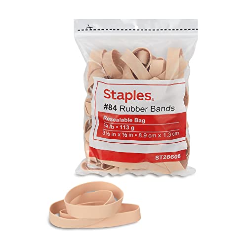 Staples 831636 Economy Rubber Bands Size #84 - Image 1