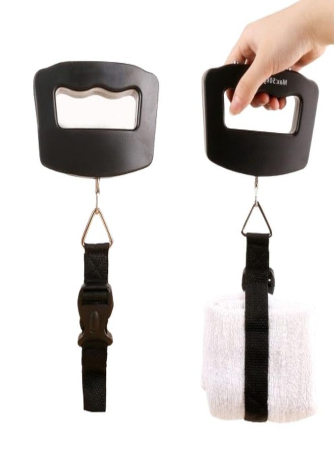 Mabron Inspira Digital Hanging Postal Luggage Scale with Temperature Sensor Rubber Paint Technology White Backlight LCD Display 110LB / 50KG - Image 1