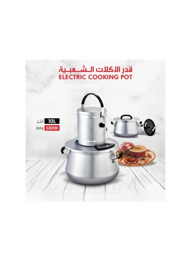 Tradeo 10L Electric Cooking Pot - 500W High-Performance Traditional Stew and Porridge Maker - Image 5