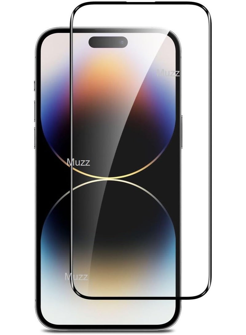 ELTRAZONE Iphone 15 Pro Max Screen Protector Tempered Glass,3D Curved Edge High Definition Anti Scratch 9H Hardness Bubble-Free Case Friendly Full Glue Screen Protector for Iphone 15 Pro Max 5G 2023 Black - Image 5