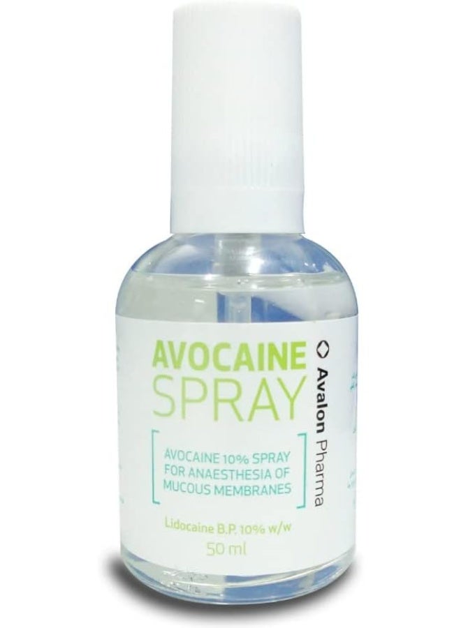 Avalon Pharma Avocaine 10% Spray Solution 50ml – Fast Acting Topical Anesthetic Spray - Image 5