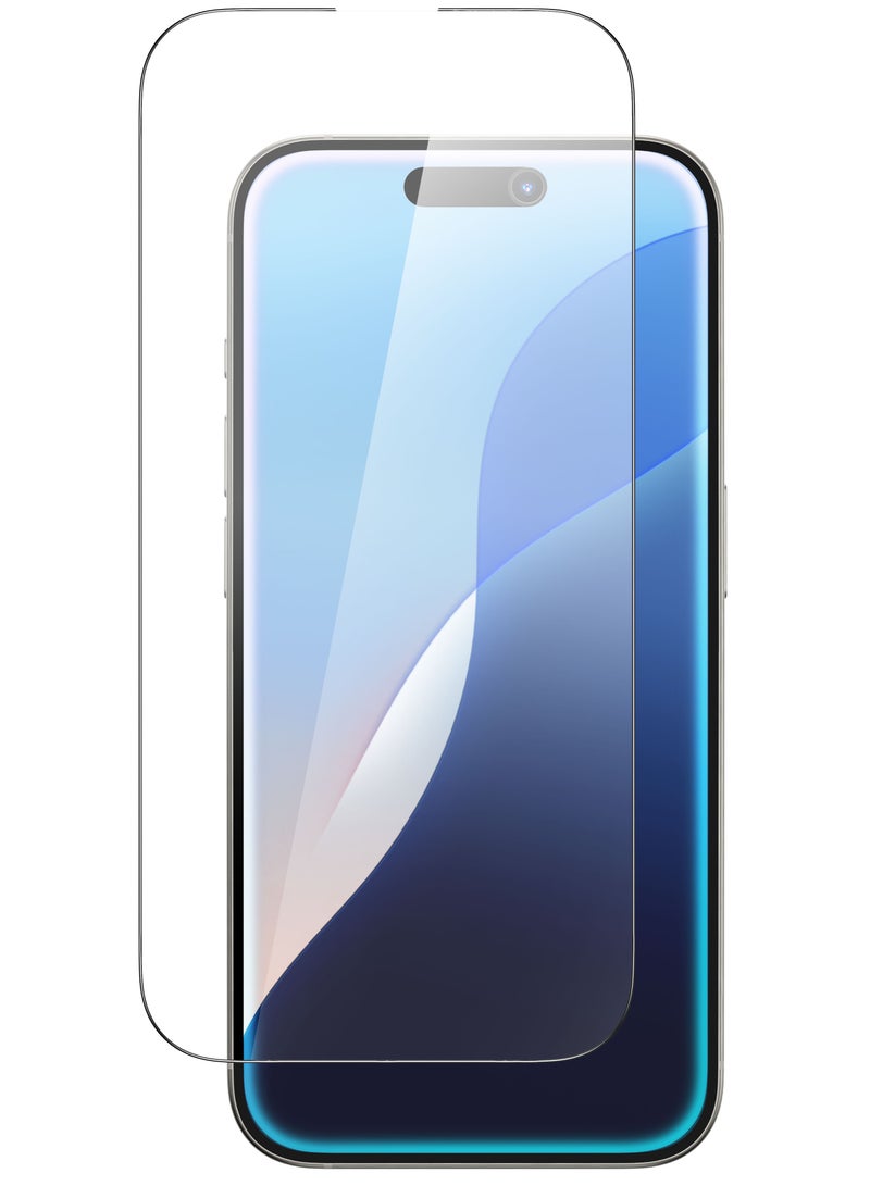 AMAZINGthing Supreme Glass for iPhone 16 Screen Protector Tempered Glass with Titan Dust Proof Filter and Easy Install Tray - [Full Cover 2.75D] - Image 1