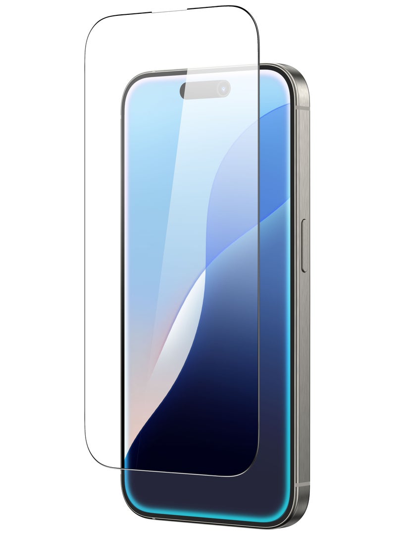 AMAZINGthing Supreme Glass for iPhone 16 Screen Protector Tempered Glass with Titan Dust Proof Filter and Easy Install Tray - [Full Cover 2.75D] - Image 3