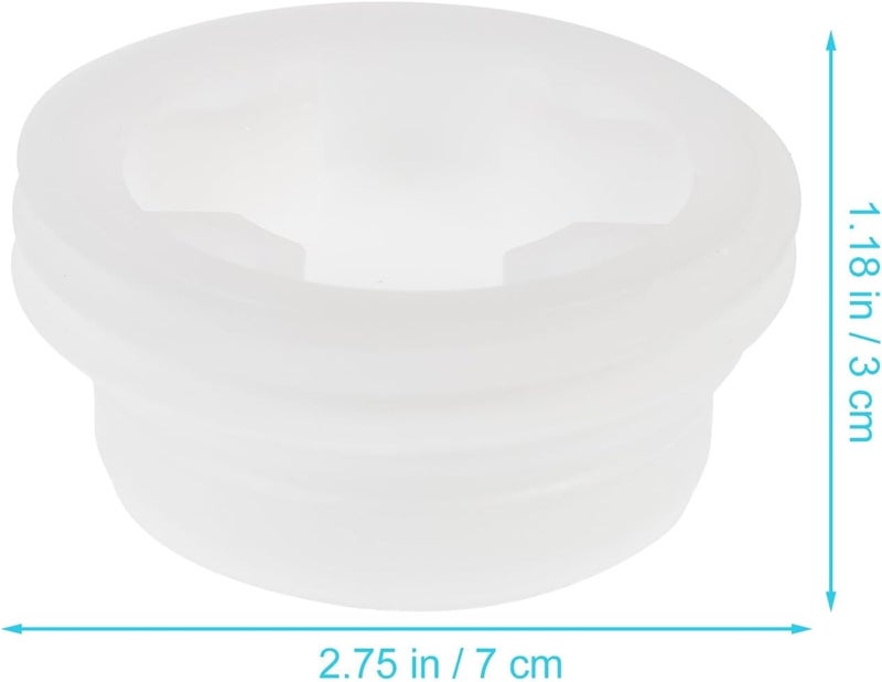 6pcs Plastic Oil Barrel Lids with Sealing Bung Caps for Gallon Drums, Dustproof Drum Covers Suitable for Industrial Fuel and Chemical Storage - Image 2