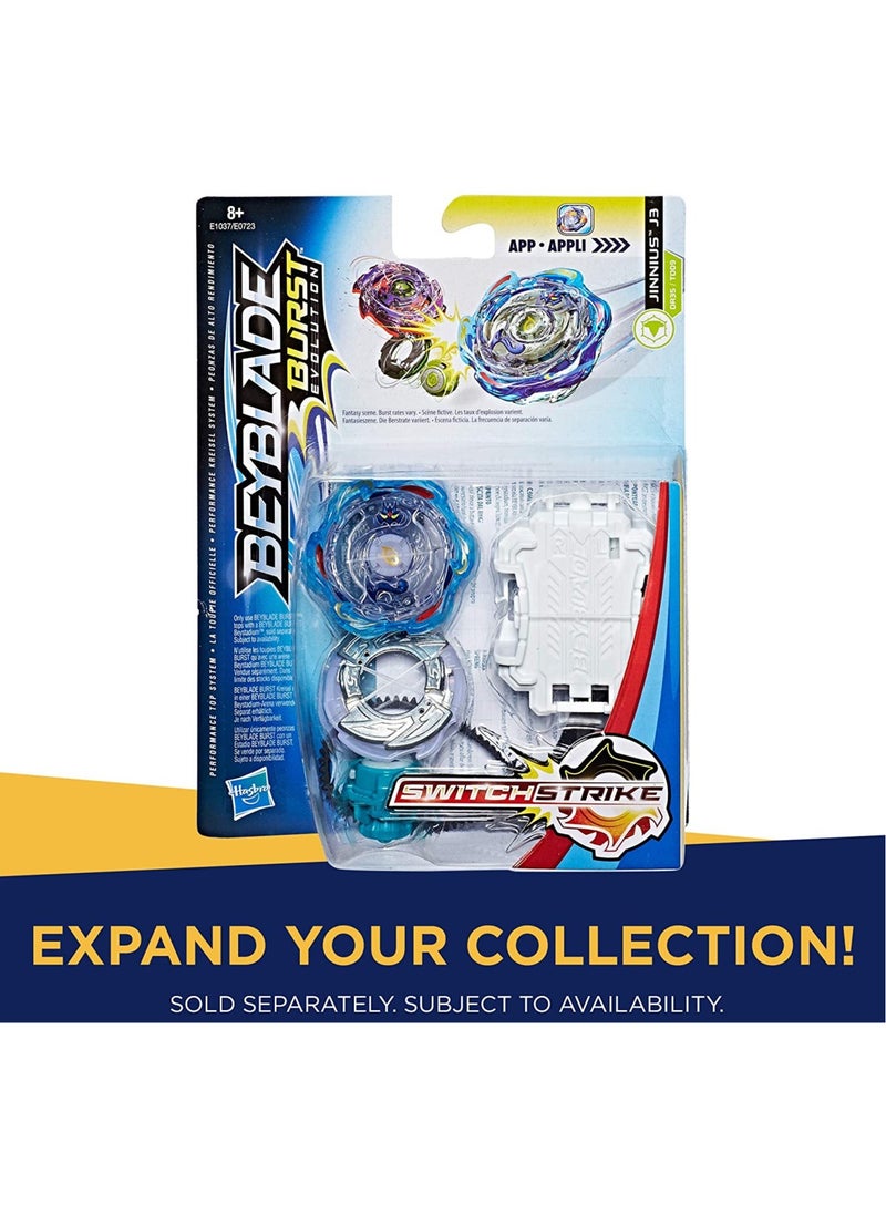 BeyBlade - Beyblade Burst Evolution SwitchStrike Battle Tower Battle Arena by Hasbro Includes Strike Valtryek & Noctemis Beyblades with 2 Different Colours Moreover 2 Launchers - Image 1