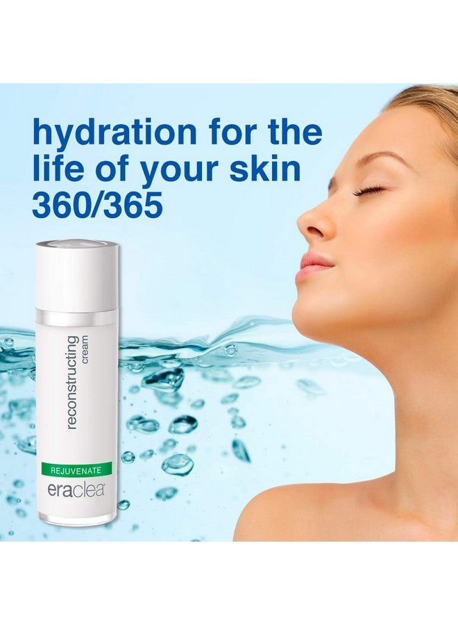 أيراكليا كريم إعادة البناء ينقي ملمس البشرة ويوحد لون البشرة ويحسن مرونة البشرة، مرطب الوجه المضاد للشيخوخة مع حمض ألفا هيدروكسي وحمض الهيالورونيك واللوميسكين (1 أونصة سائلة) - Image 4