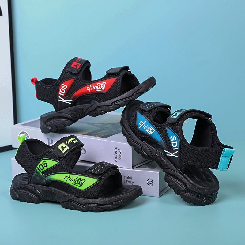 Jinjiang 2025 Summer Boys Sandals Beach Shoes Breathable Non-Slip Beach Sandals New Children'S Shoes - Image 2