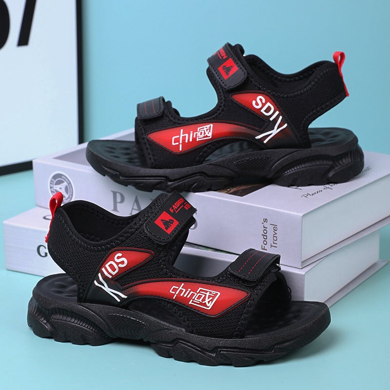 Jinjiang 2025 Summer Boys Sandals Beach Shoes Breathable Non-Slip Beach Sandals New Children'S Shoes - Image 1