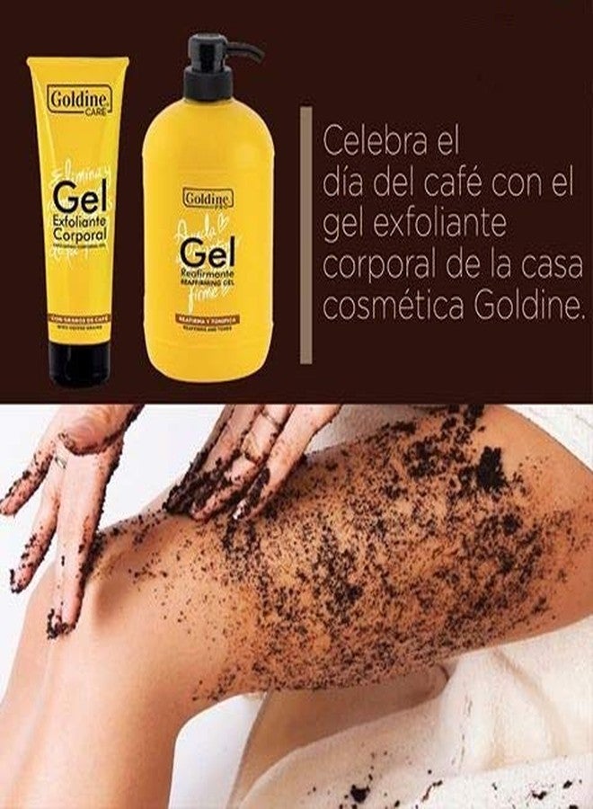Goldine Exfoliating Gel - Coffee Body Scrub - Deep Cleansing - Anti Cellulite - 950 gr - 34 Oz - Image 2