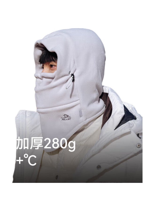 PELLIOT Outdoor Cold-Proof Fleece Hat, Winter Warm Face Mask, Scarf, Neck Gaiter, Cycling, Skiing, Ear Protection Cap, 16043429, Men'S Black - Image 2