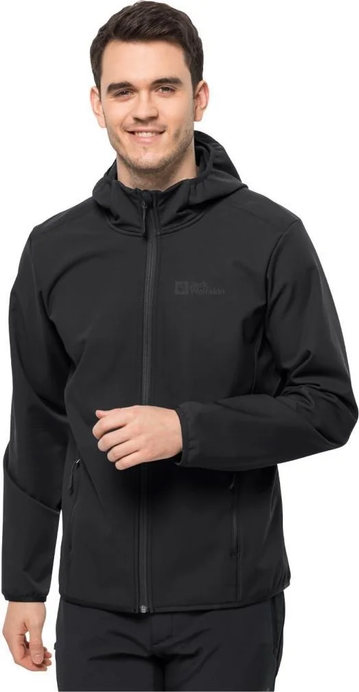 جاك ولفسكن Bornberg Hoody M Black Men's Coat 1307471-6000