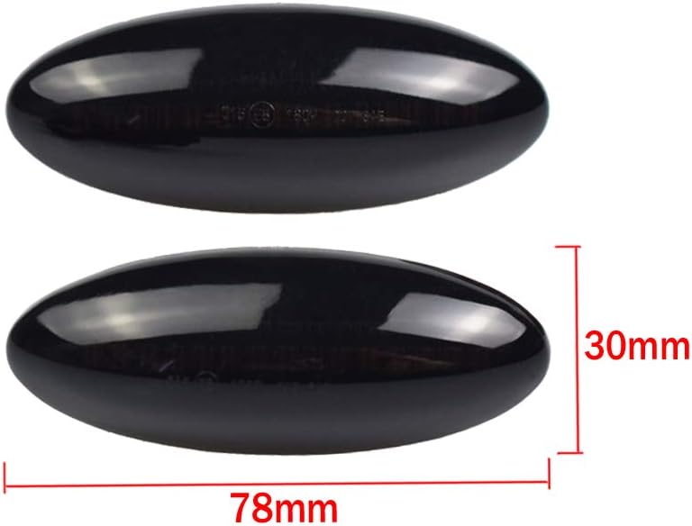 ضوء علامة جانبية LED أسود مدخن ديناميكي لإشارة الانعطاف لتويوتا كورولا ياريس Mk2 P9 2008 2009 - Image 5