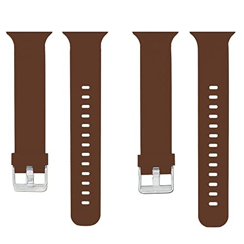 Acm Watch Strap Slide Silicone Belt compatible with Fire-Boltt Visionary Bsw046 & Fire-Boltt Ring Plus Bsw005 & Fireboltt Dream Bsw202 & Gladiator Pro & Gladiator Plus Smartwatch Classic Casual Band Brown - Image 4