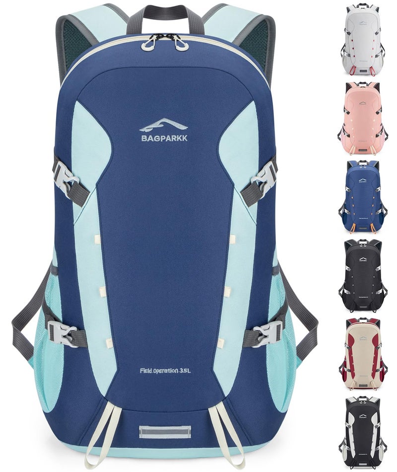 BAGPARKK Hiking Backpack,Large 35L Travel Backpacks for Men Women,Water Resistant Ultra Lightweight Foldable Packable Camping Daypack for Outdoor Sports - Image 1