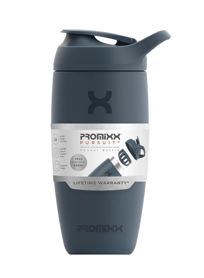 Promixx Pursuit Shaker Bottle - Stainless Steel - 550ml - Image 5