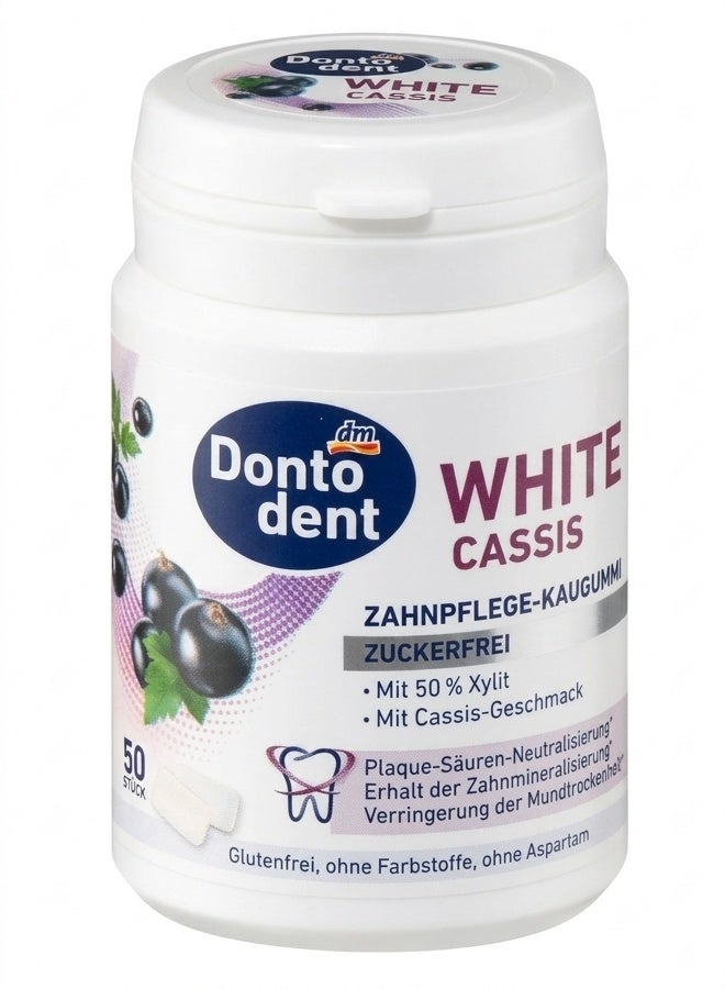 Dontodent White Cassis gum 50 units 72g