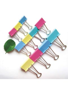 Oasisgalore 240Pcs Colored Office Clips Set, Assorted Sizes Paperclips Paper Clamps Rubber Bands  - Image 5