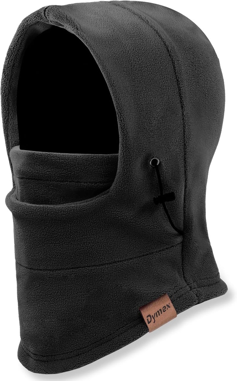 Dymex Kids Balaclava Windproof Ski Mask Hood Face Mask Neck Warmer for Cold Weather - Black - Image 1