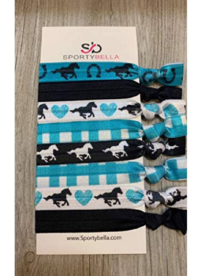 Infinity Collection Horse Hair Accessories Horse Hair Ties Cowgirl Hair Ties No Crease Horse Hair Elastics Set For Equestrian - Image 3