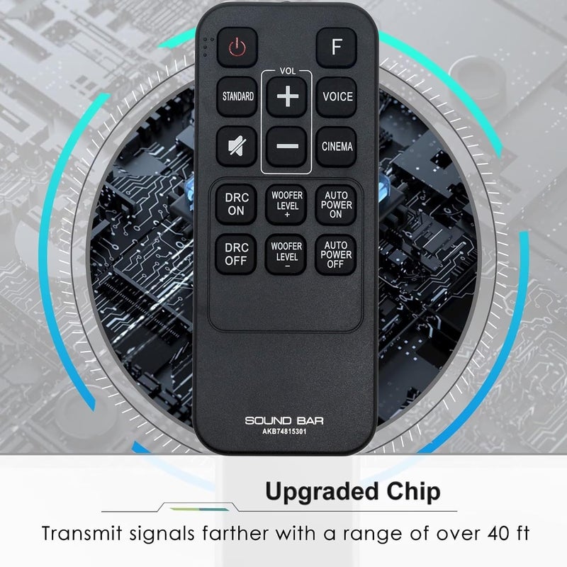 LOMCA Replacement Remote Control for LG Sound bar LAS454B SH3K LAS485B SJ7 SJ9 SJ4Y SK3D SK4D SK1 Surround bar - Image 3