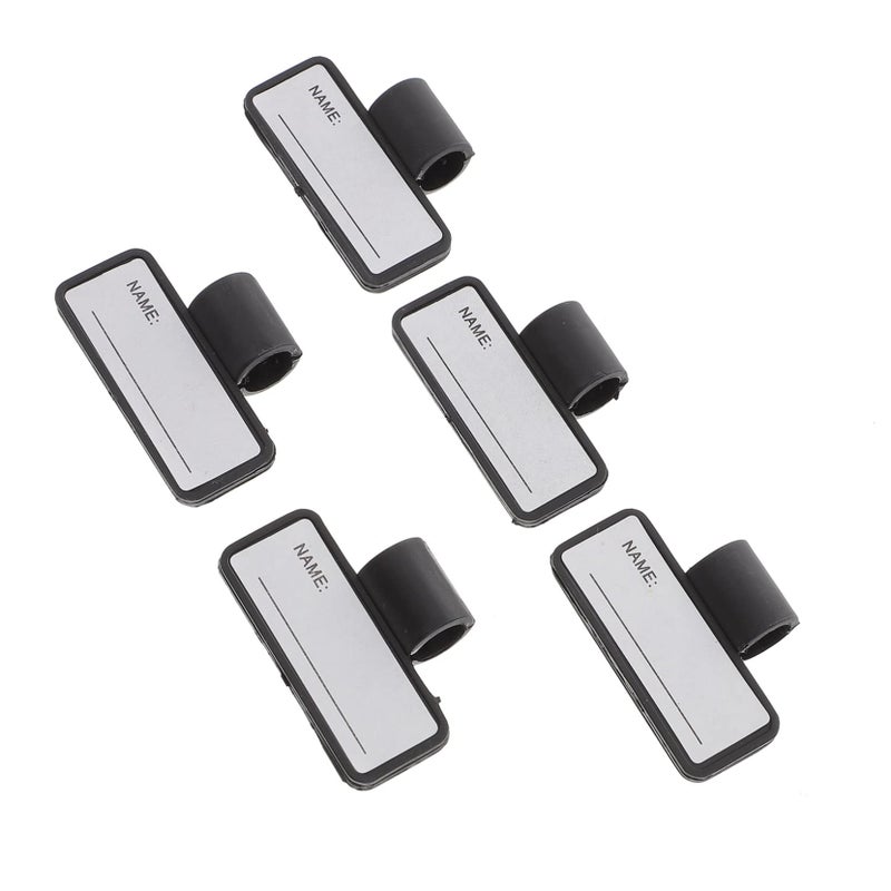 5 Pack Two Sided Stethoscope Name Tag Card Holders For Nurses Doctors Easy Identification - Image 2