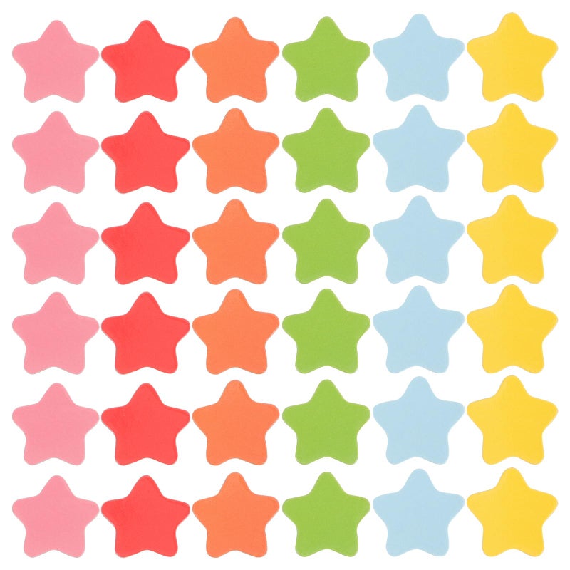 STOBOK Refrigerator Magnets Star Fridge Magnets 120PCS Cute Colorful Functional Magnets for Office Kitchen Whiteboard ChalkboardReward