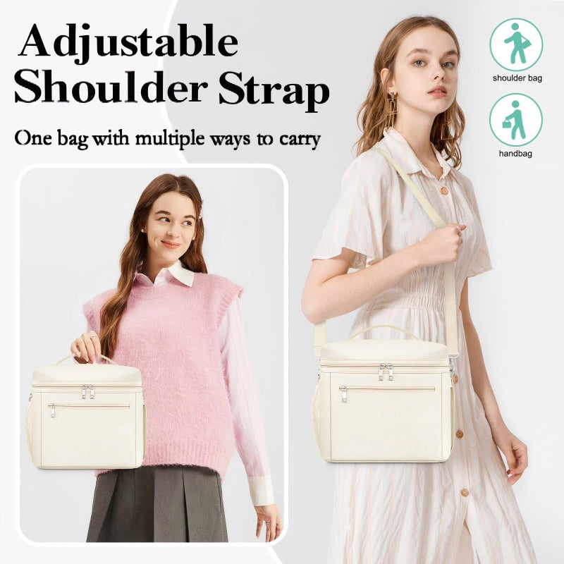 DALINDA Lunch Bag Cooler Bag Lunch Box for Women Men, 13L Large Insulated Leak Proof Lunchbox Lightweight for Picnic,Grocery,Beach,Camping,Travel,Work - Image 5