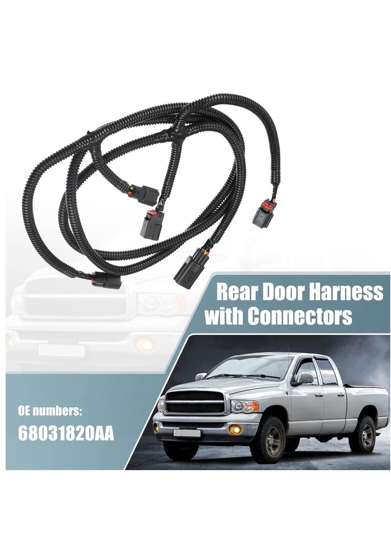 SYOSI - RAM Rear Park Assist Wiring Harness 68031820AA Jumper for DODGE 2009-2020 RAM 1500 10-18 RAM 2500 3500 Rear Parking Bumper Sensor Backup Light Wiring Harness Warning System for Park Sensor Replace - Image 1