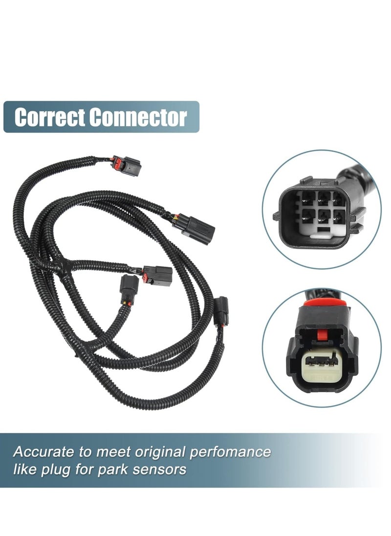 SYOSI - RAM Rear Park Assist Wiring Harness 68031820AA Jumper for DODGE 2009-2020 RAM 1500 10-18 RAM 2500 3500 Rear Parking Bumper Sensor Backup Light Wiring Harness Warning System for Park Sensor Replace - Image 1