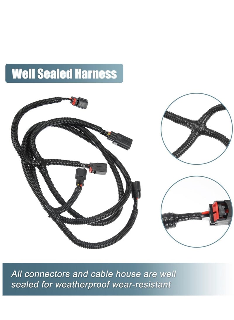 SYOSI - RAM Rear Park Assist Wiring Harness 68031820AA Jumper for DODGE 2009-2020 RAM 1500 10-18 RAM 2500 3500 Rear Parking Bumper Sensor Backup Light Wiring Harness Warning System for Park Sensor Replace - Image 1