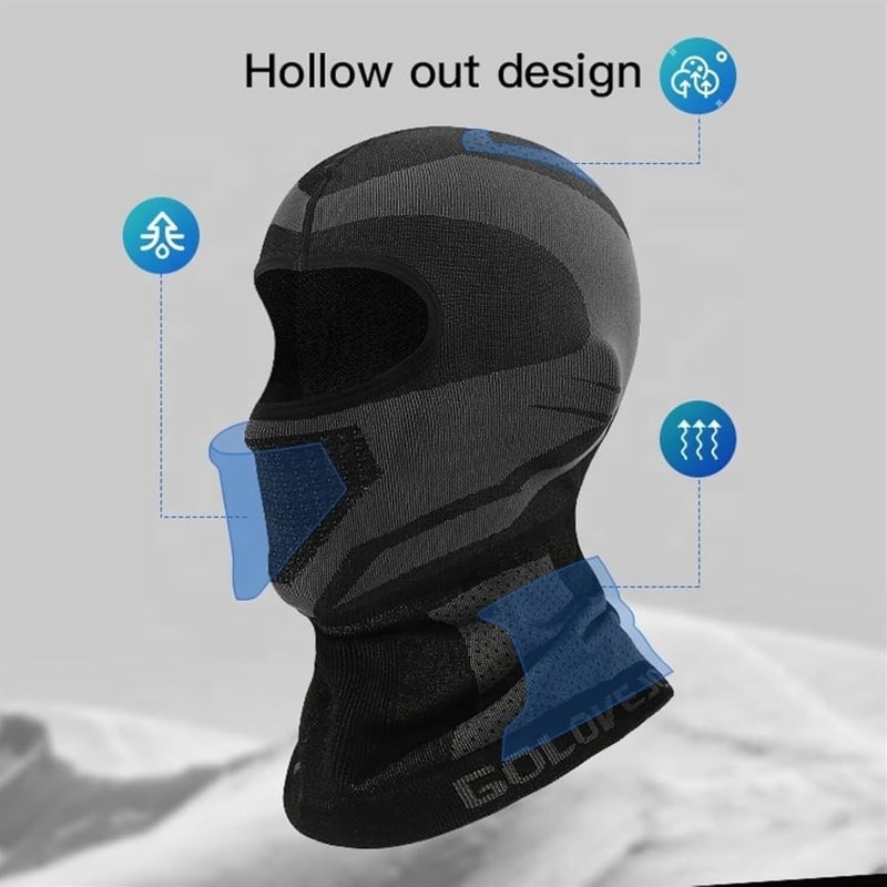 Azonee Balaclava Face Mask, Balaclava Motorcycle Face Mask, Ski Mask for Men and Women, Stay Warm and Comfortable with Moisture-Wicking Technology, Windproof Hem, for Skiing, Cycling, Snowboarding & Riding - Image 1