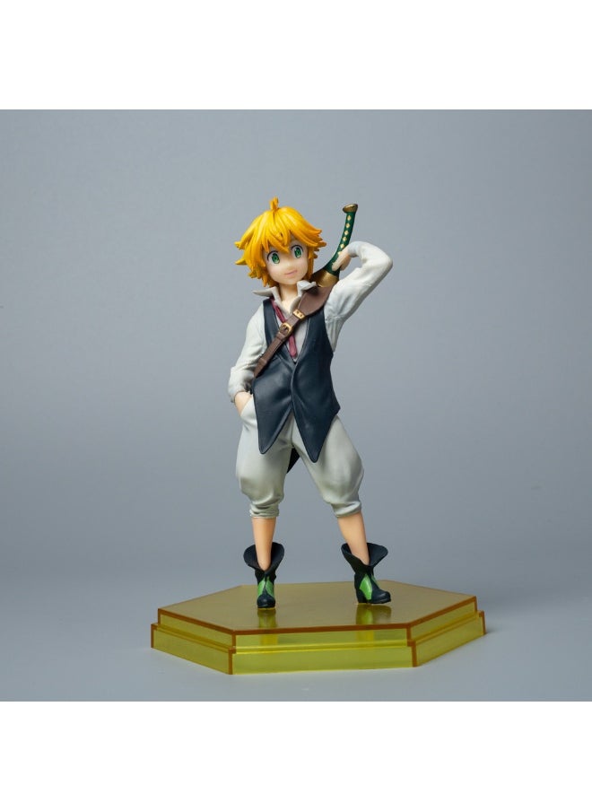 general Meliodas desktop decoration, character model collection, decorative toys, gifts for family and friends - Image 1