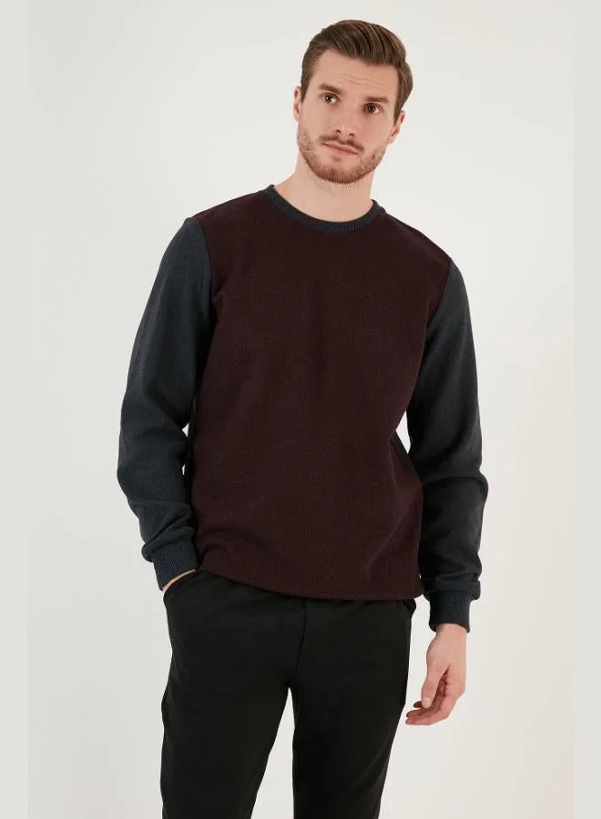 Buratti  Buratti Cotton Regular Fit Crew Neck Sweat Men's SWEAT 5905041 for Men | Best Price UAE