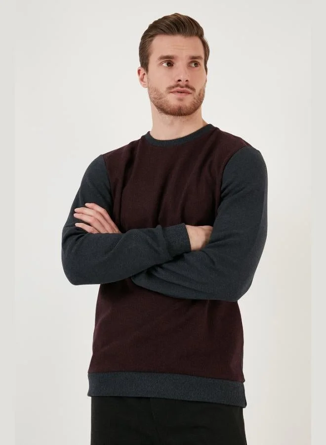 Buratti  Buratti Cotton Regular Fit Crew Neck Sweat Men's SWEAT 5905041 for Men | Best Price UAE