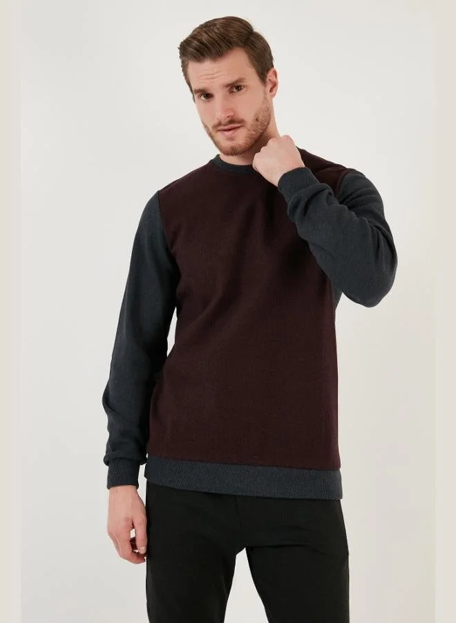 Buratti  Buratti Cotton Regular Fit Crew Neck Sweat Men's SWEAT 5905041 for Men | Best Price UAE