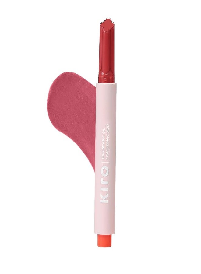 Kiro Fleur Serum Lip Balm - Petunia Whisper, 2g | Hydrating Tinted Lip Balm with Hyaluronic Acid, Floral Oils & Shea Butter | Nourishing, Softening & Dewy Lip Care - Image 1