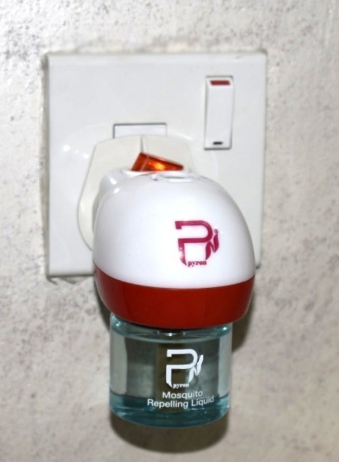 بيرون 12 قطع جهاز طرد البعوض الكهربائي و عطر الزهور السائل 45مل - Image 5