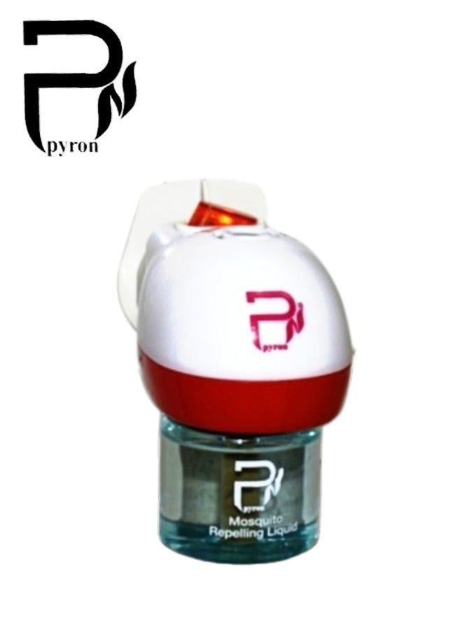 بيرون 12 قطع جهاز طرد البعوض الكهربائي و عطر الزهور السائل 45مل - Image 4