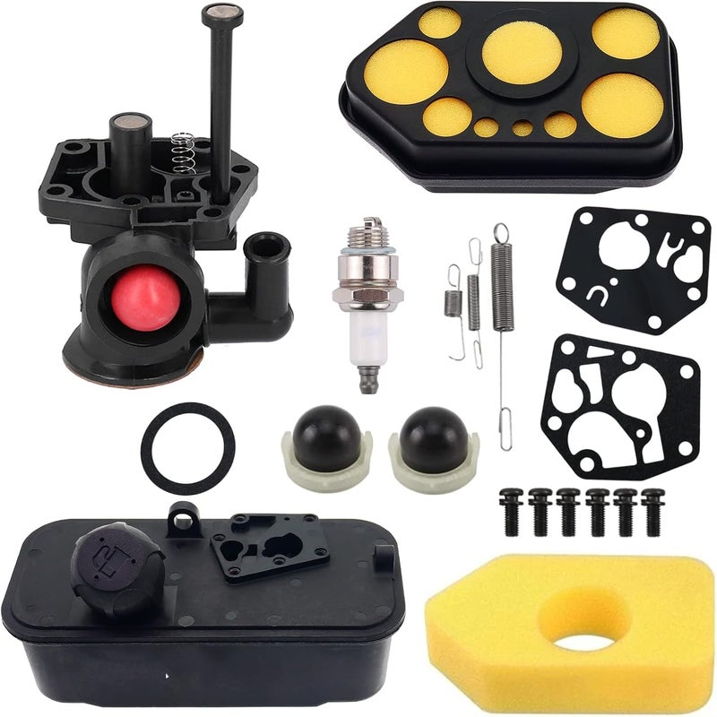TPCABPART 795477 Carburetor with 494406 Fuel Tank for Briggs & Stratton - Image 1