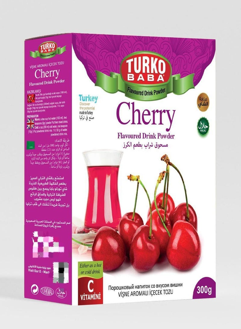 TURKO BABA Cherry Flavored Drink Powder 300 g