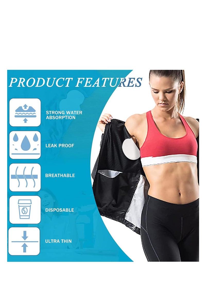 MOSH Underarm Sweat Pads, 60Pcs Disposable Underarm Shields Pads for Clothing Sweating Comfortable Unflavored Non Sweat Armpit Protection, Comfortable Unflavored, Non Visible - Image 4